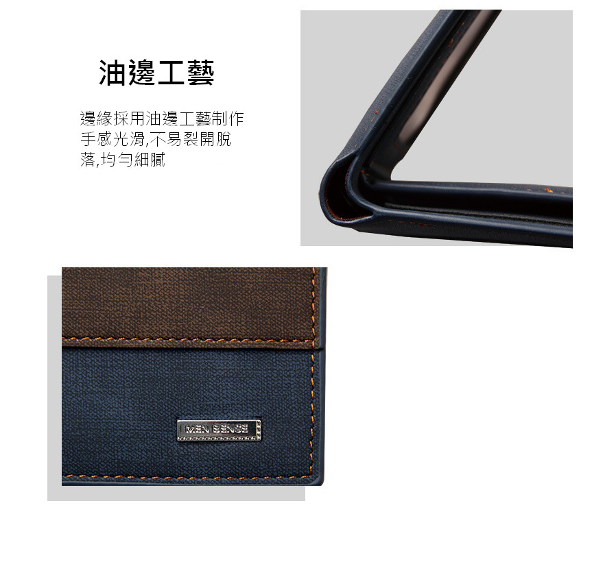 【LIVEGOGO】復古雙色男用短夾零錢包 - Image 7