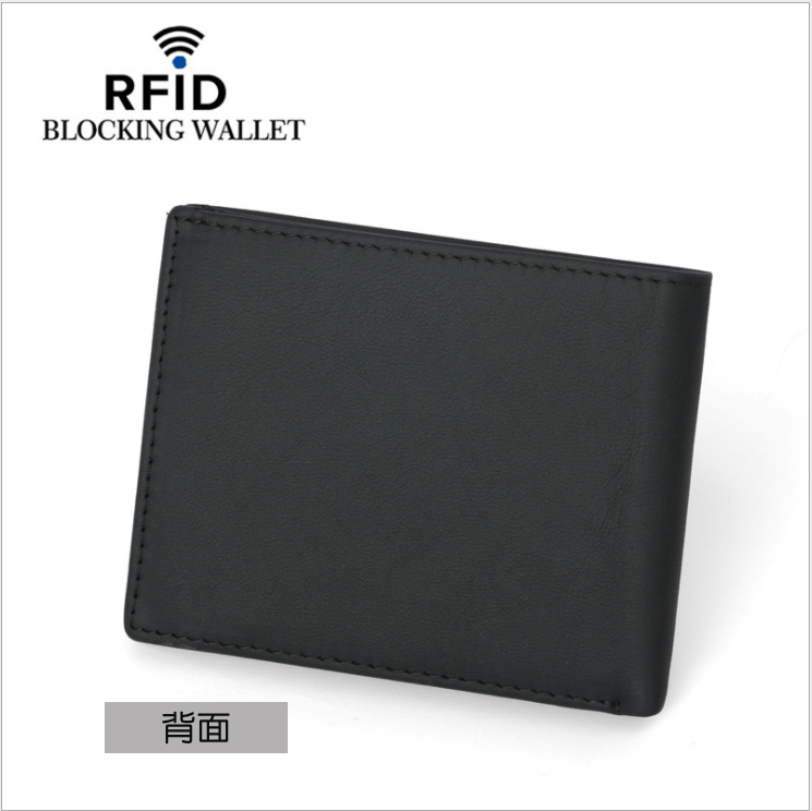 【LIVEGOGO】頭層牛皮+RFID防盜刷真皮短夾 - Image 6