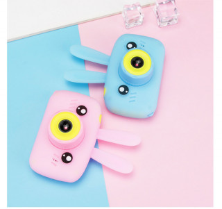 【LIVEGOGO】超高畫素1600萬畫素,【呆呆熊】+【萌萌兔】兒童相機